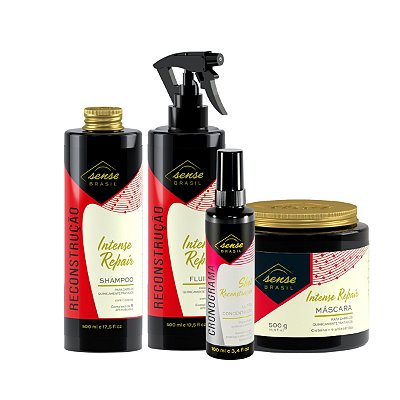 Kit Sense - Intense Repair + Shot Nutrição Ultra Concentrado