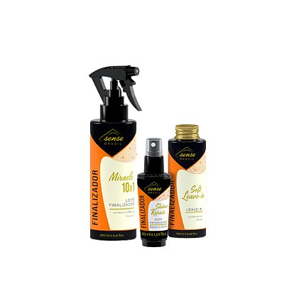 Kit Sense - Soft Leave-in + Shine Repair Óleo + Miracle 10x1