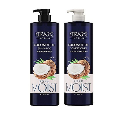 Kerasys Kit Duo Coconut Profissional Shampoo + Condicionador 1litro