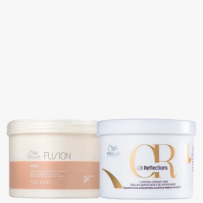 Wella Kit Oil Reflections Fusion Duo Salon (2 Itens)
