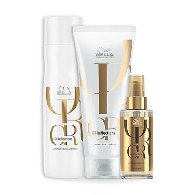 Wella Oil Reflections Kit Sh 250ml + Cond 200ml + Óleo 100ml