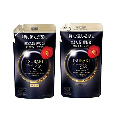 Tsubaki  Premium Ex Damage Care & Repair (Shampoo + Condicionador) 300ml (Refil)