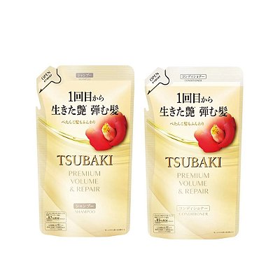 Tsubaki  Premium Volume & Repair (Shampoo + Condicionador) 300ml (Refil)