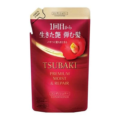 Tsubaki  Premium Moist & Repair Conditioner 300ml (Refil)