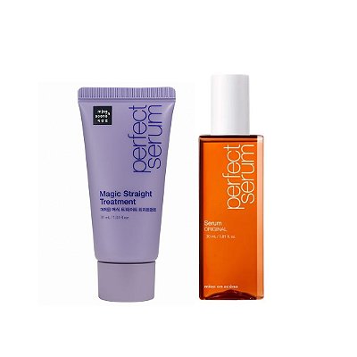 Mise en Scène Kit (Magic Straight Mini Mask 31ml + Óleo Perfect Serum 30ml)