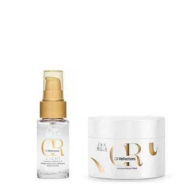 Wella Oil Reflections Kit (Máscara 150ml + Óleo Light 30ml)
