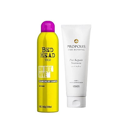 Kerasys & Bed Head Kit (Shampoo Oh Bee 238ml + Máscara Própolis Repair 250ml)