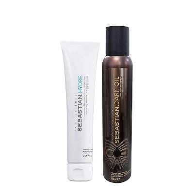 Sebastian Professional Kit (Perfume Capilar Dark Oil 200ml + Máscara Hydre 150ml)