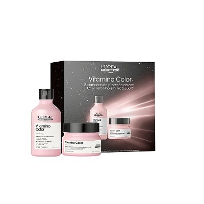 Loréal Professionnel Box Vitamino Color Resveratrol (Shampoo + Máscara)