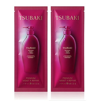 Tsubaki Kit Premium Moist & Repair (Shampoo 10g + Condicionador 10g)  (Sachê)