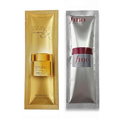 Tsubaki & Fino Kit Sachês ( Másc 12g + Másc 15g)
