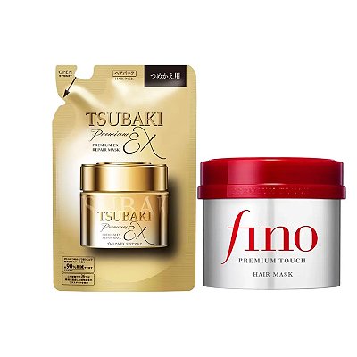 Tsubaki & Fino Kit Máscaras( Másc 150g + Másc 230g)