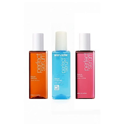 Mise en Scène Trio de Sérums (Original + Hydrating + Styling) 30ml