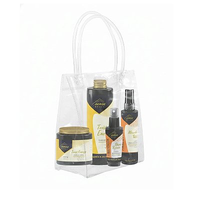 Sense Brasil Kit Praia (Duo Twist 250ml + Óleo Shine + Miracle 100ml + Bolsa)