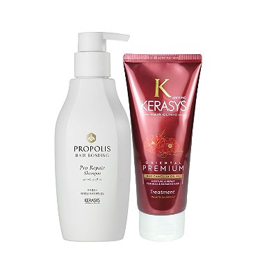 Kerasys Kit (Sh Própolis Repair 450ml + Másc. Oriental Premium 200ml)