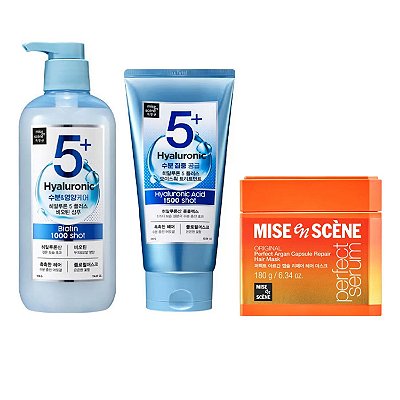 Mise en Scène Kit (Sh Collagen 700ml + Másc.Shot 300g + Másc. Capsule 180g)
