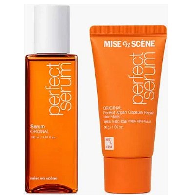 Mise en Scène Perfect Serum 30ml + Mini Mascara Argan capsule 30g