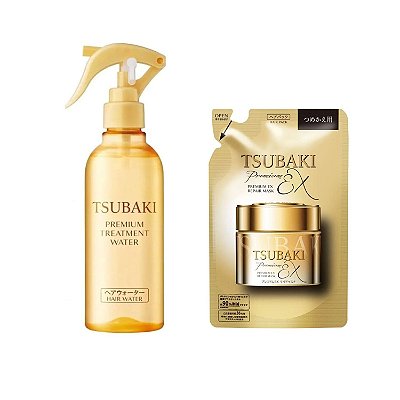 Tsubaki Finalizador  Premium210ml + MáscaraCapilar Refil 150ml