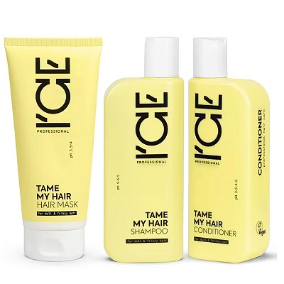 Ice Professional Tame My Hair (Sh +Cond 250ml+Máscara 200ml)