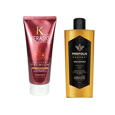 Kerasys Propolis Shine Sh180ml + Oriental Premium Mask200ml