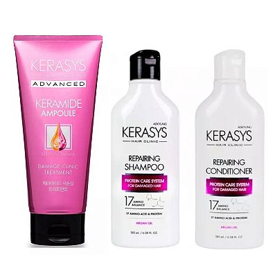 Kerasys Máscara Advanced 200ml + Duo Repairing 180ml