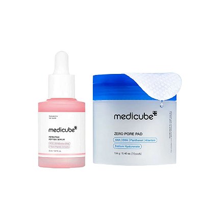 Medicube Peptídeo com PDRN 30ml + Pads de Skincare 70 un