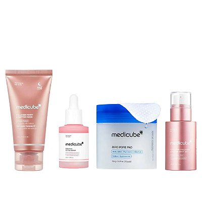 Medicube Kit Shot 30ml + Sérum 30ml + Máscara 75ml + 70 Pads