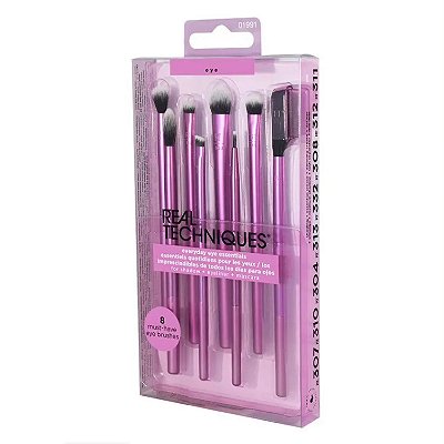Real Techniques Kit de Pincéis p Olhos Everyday Essentials