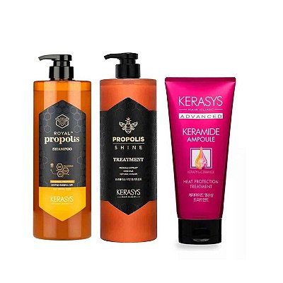 Kerasys Duo Propolis (Sh Cond 1L)+Máscara Heat Protection 200ml