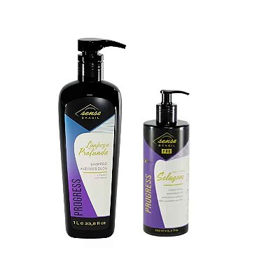 Sense Kit Selagem 250ml + Shampoo Antiresíduo 500ml