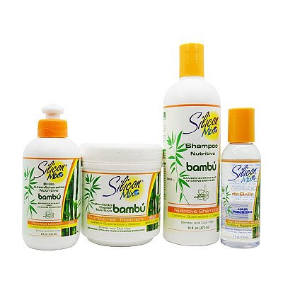 Silicon Mix Bambú Nutritivo - Kit 4 peças