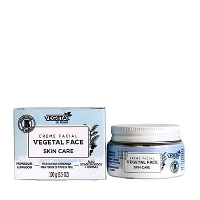 Creme Facial Skin Care 100g  Uso Noturno