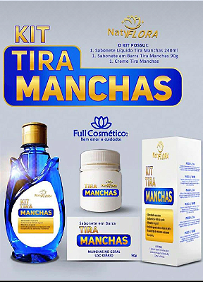 KIT  TIRA  MANCHAS 3 PRODUTOS