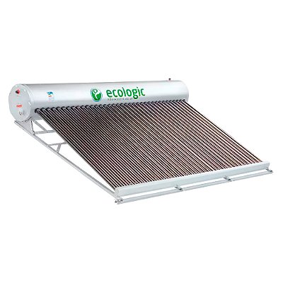 Aquecedor Solar Acoplado c/ Serpentina Ecologic à Vácuo 313L com 36 Tubos em INOX