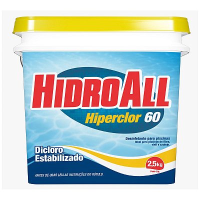 Cloro Hidroall Hiperclor 60 2,5kg