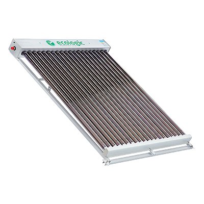 Coletor Solar Ecologic à Vácuo 25 Tubos Baixa Pressão em Alumínio