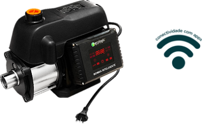 Bomba Pressurizadora Ecologic ECO SMART 1500 220V Inversora de Frequência c/ Wi-Fi
