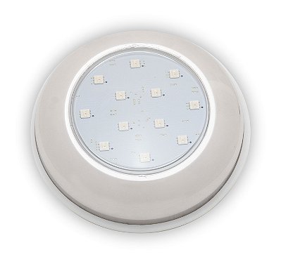 Refletor Hiper LED p/ Piscina Brustec em Inox 16W