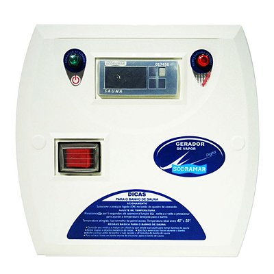 Comando Digital Sauna - Universal/Steam Inox - Sodramar