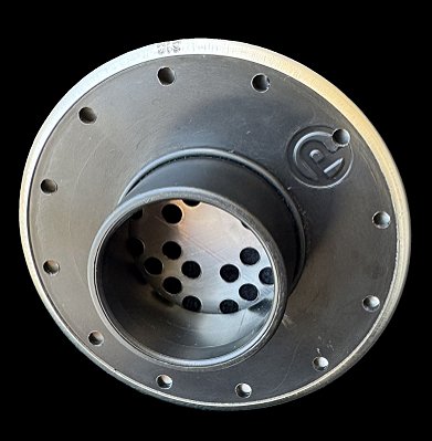 Dreno de Parede - GLOSS - Pool Devices - PP c/ Frente INOX - Encaixe - Aço 304 - 50mm