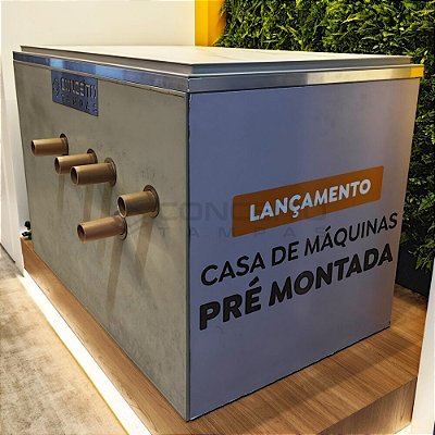 Caixa Pré Montada Conceito 1400 x 1000 x 1200 - Cinza