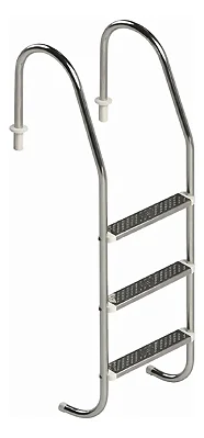 Escada Libra Inox - 3 Degraus Inox - AÇO 316