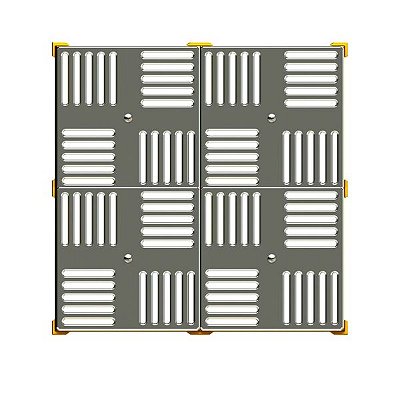 Grade de Fundo  Inaqua - 30x30