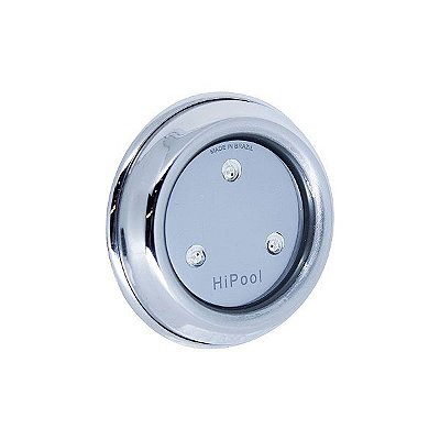 LED Hipool - 9W - 3 LEDS - INOX - Branco Morno - 72mm