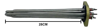 Resistência Ovalada D Volts - 9000W INOX - 254V Sauna