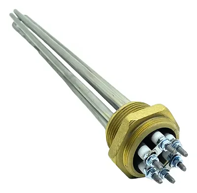Resistência Rosca D Volts - 9000W INOX - 220V Sauna