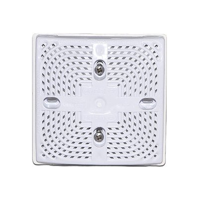 Tampa Dreno de Fundo Herbinject  em ABS -15x15 c/ caxilho - BRANCO