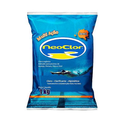 Cloro 3 em 1 Neoclor para Piscinas 1KG