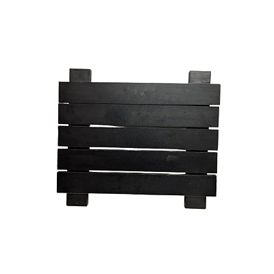 Painel Canaletado Modular 50x50 cm preto