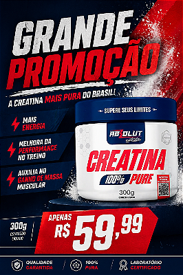 promoção de creatina